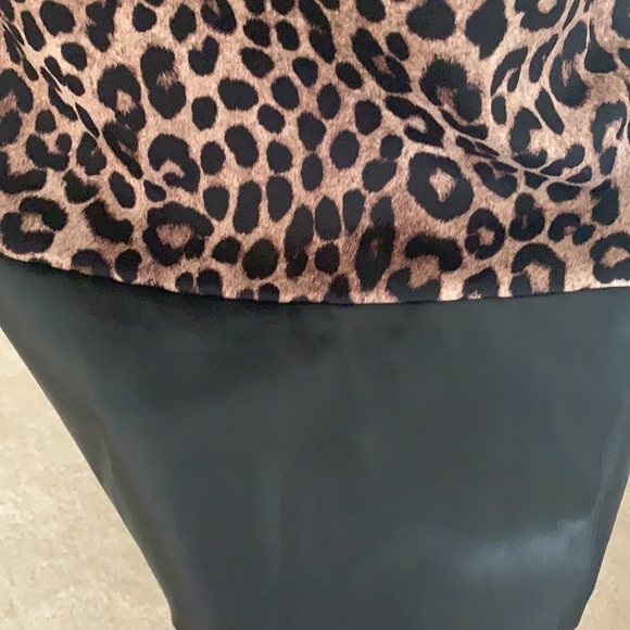 Michael Kors-Leopard Print Skirt-Size Small - Picture 3 of 10